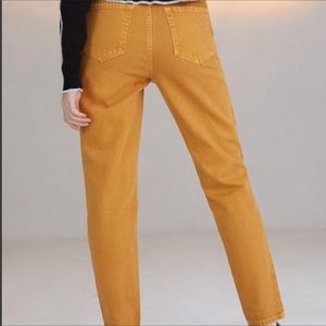 🎉LAST CHANCE Free People Straight Leg Jeans / Golden Wash